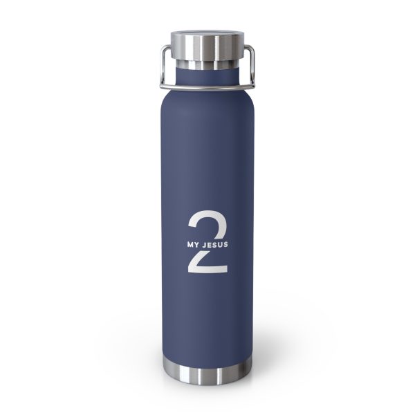 Copper Vacuum Insulated Bottle, 22oz My Jesus 2 Logo TM - Image 26