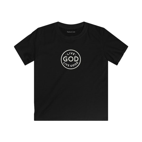 Kids Softstyle Tee LIVE GOD LIVE GOOD TM - Image 3