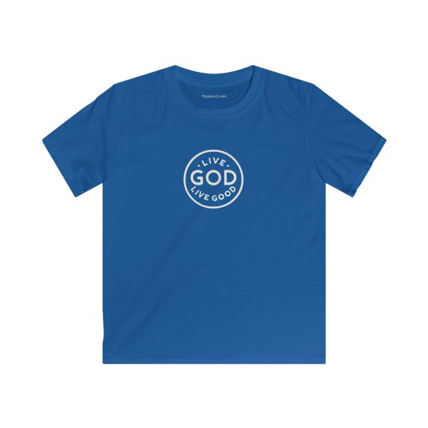 Kids Softstyle Tee LIVE GOD LIVE GOOD TM - Image 15