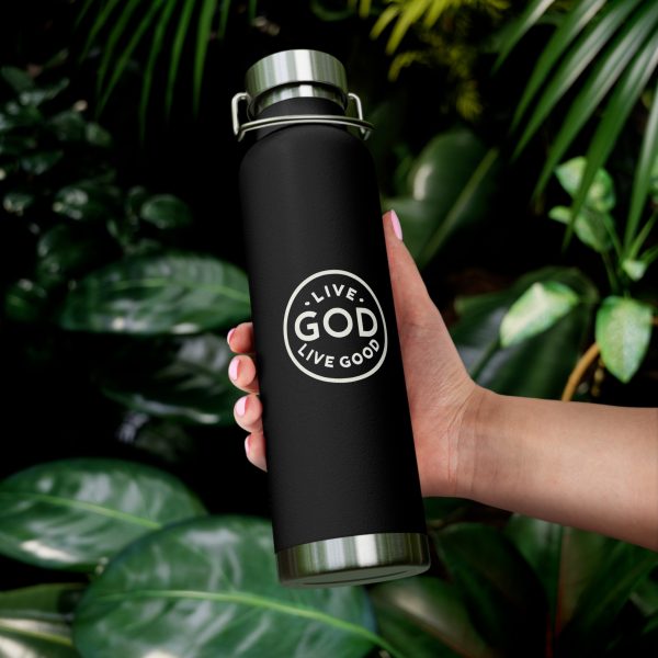 Copper Vacuum Insulated Bottle, 22oz LIVE GOD LIVE GOOD TM - Image 5