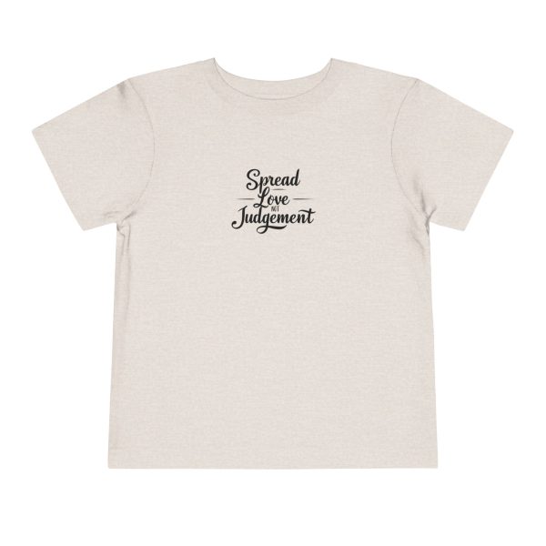 Toddler Short Sleeve Tee Spread Love Not Judgement TM - Image 9