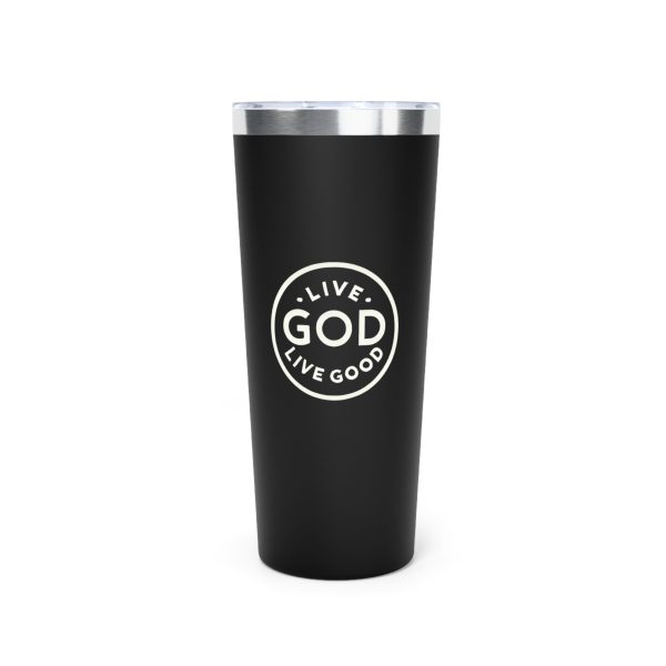 Copper Vacuum Insulated Tumbler, 22oz LIVE GOD LIVE GOOD TM - Image 2