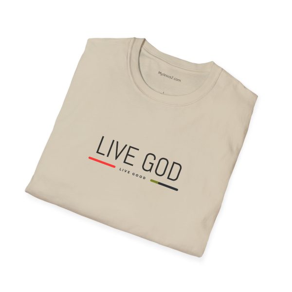 LIVE GOD LIVE GOOD Unisex Softstyle T-Shirt TM - Image 12