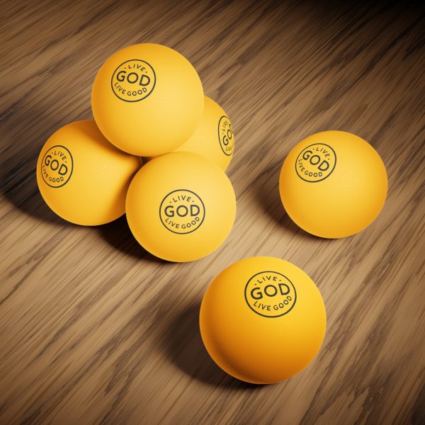 Ping Pong Balls, 6 pcs LIVE GOD LIVE GOOD TM - Image 8