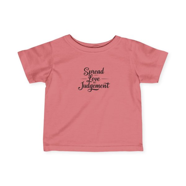 Infant Fine Jersey Tee Spread Love Not Judgement TM - Image 40