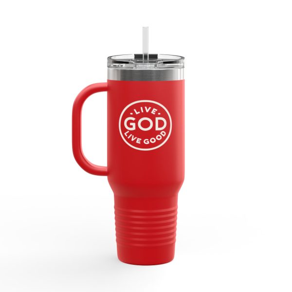 Insulated Travel Mug, 40oz LIVE GOD LIVE GOOD TM - Image 3