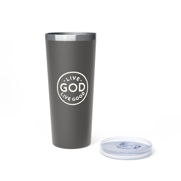 Copper Vacuum Insulated Tumbler, 22oz LIVE GOD LIVE GOOD TM - Image 10