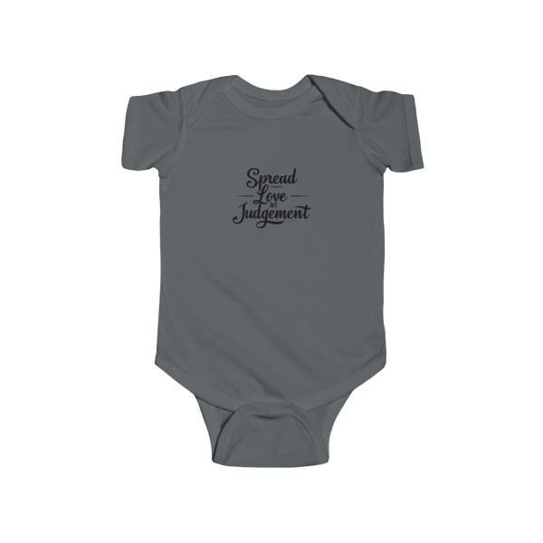 Infant Fine Jersey Bodysuit Spread Love Not Judgement TM - Image 11