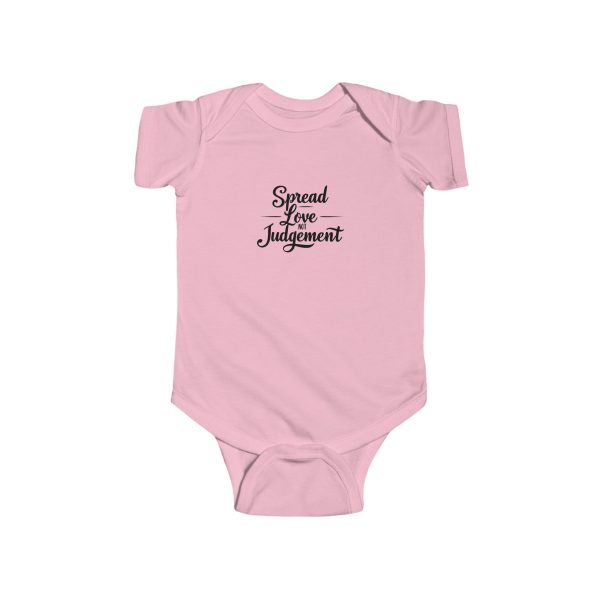 Infant Fine Jersey Bodysuit Spread Love Not Judgement TM