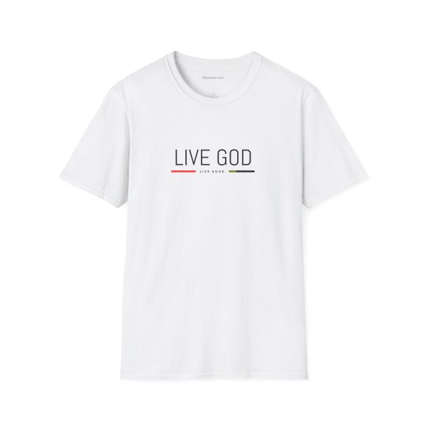 LIVE GOD LIVE GOOD Unisex Softstyle T-Shirt TM - Image 5