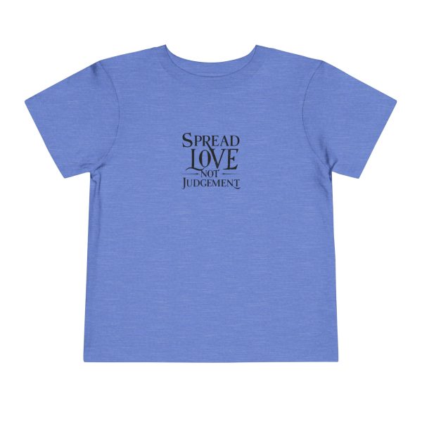 Toddler Short Sleeve Tee Spread Love Not Judgement TM - Image 25