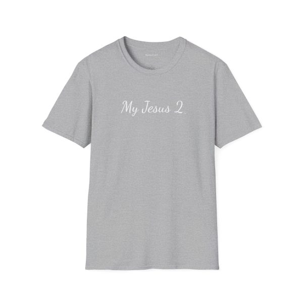 My Jesus 2 Unisex Softstyle T-Shirt White Letters TM - Image 3