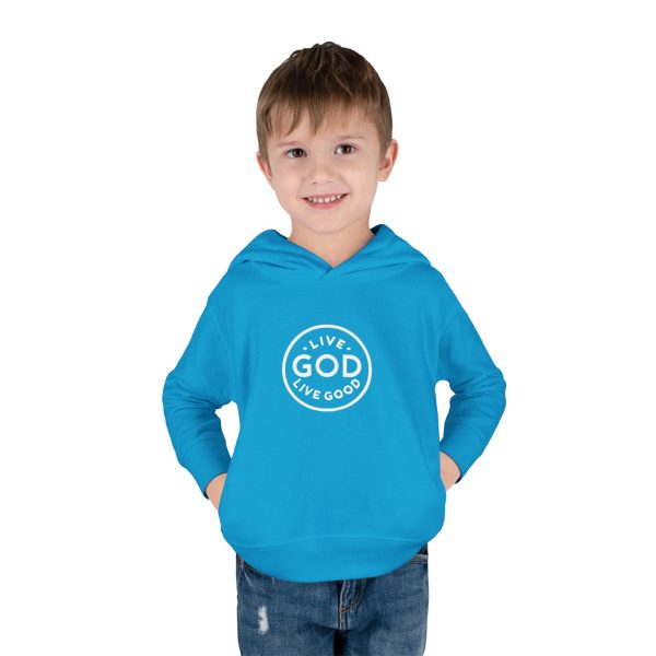Toddler Pullover Fleece Hoodie LIVE GOD LIVE GOOD TM - Image 14