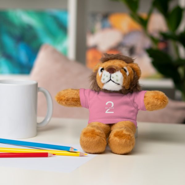 A Stuffed Animal with Tee My Jesus 2 Logo TM - Image 69