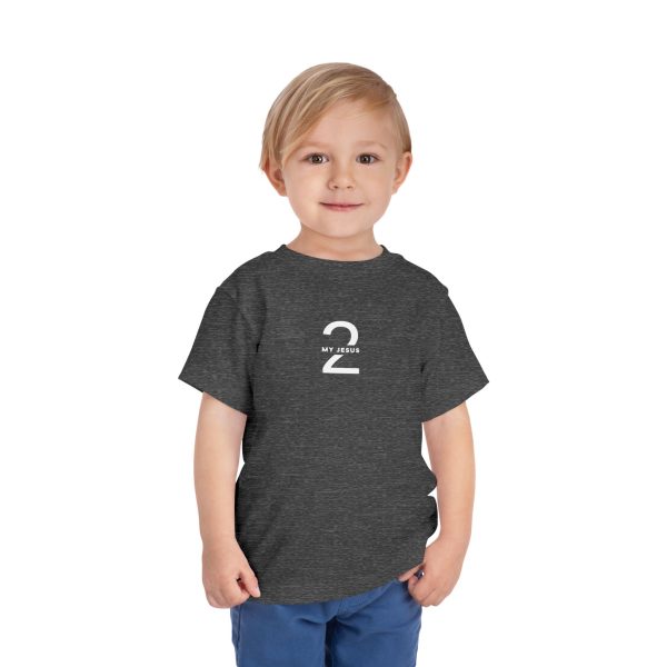My Jesus 2 Logo Toddler Short Sleeve Tee TM - Image 2