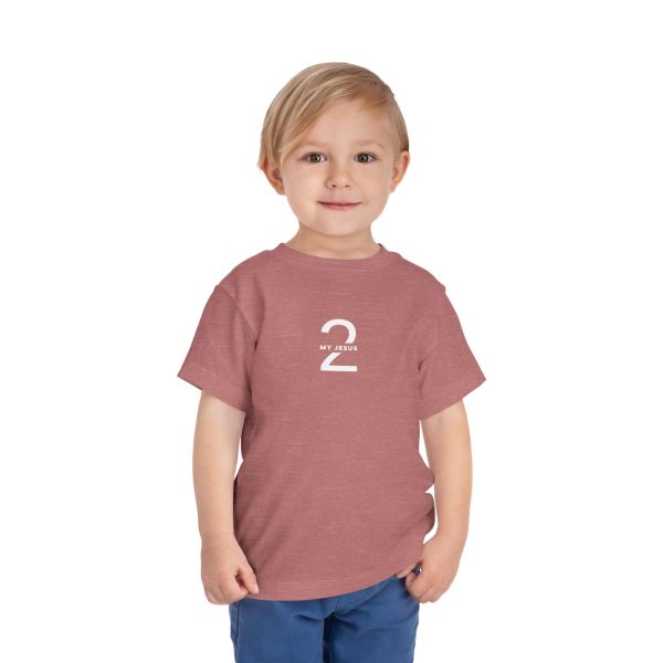 My Jesus 2 Logo Toddler Short Sleeve Tee TM - Image 4