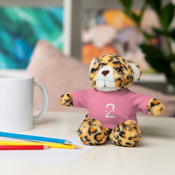 A Stuffed Animal with Tee My Jesus 2 Logo TM - Image 66