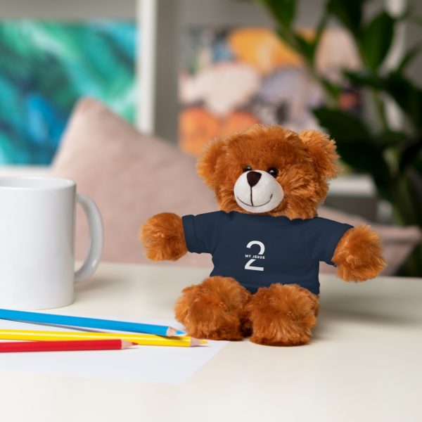 A Stuffed Animal with Tee My Jesus 2 Logo TM - Image 129