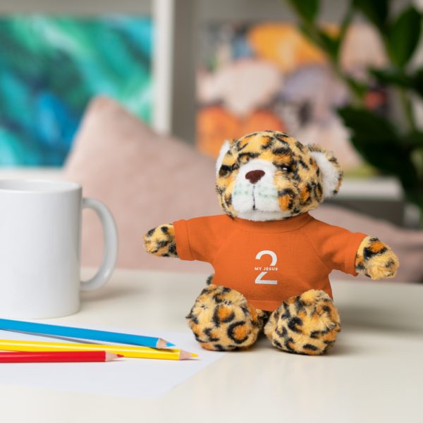 A Stuffed Animal with Tee My Jesus 2 Logo TM - Image 48