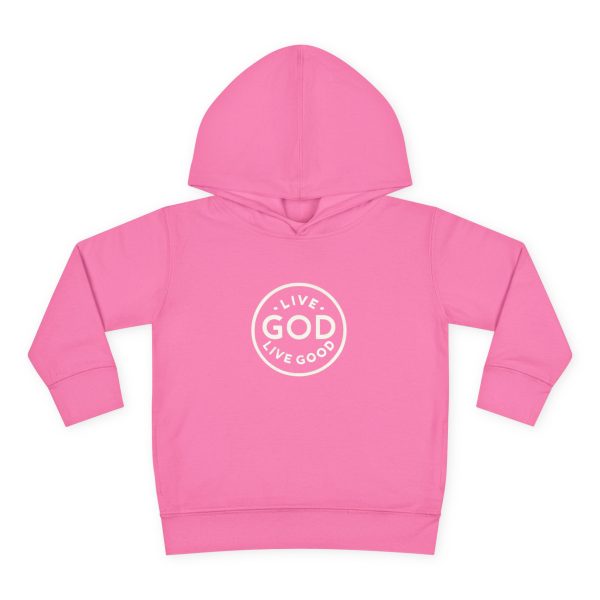 Toddler Pullover Fleece Hoodie LIVE GOD LIVE GOOD TM - Image 25