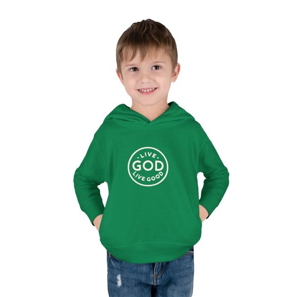 Toddler Pullover Fleece Hoodie LIVE GOD LIVE GOOD TM - Image 11