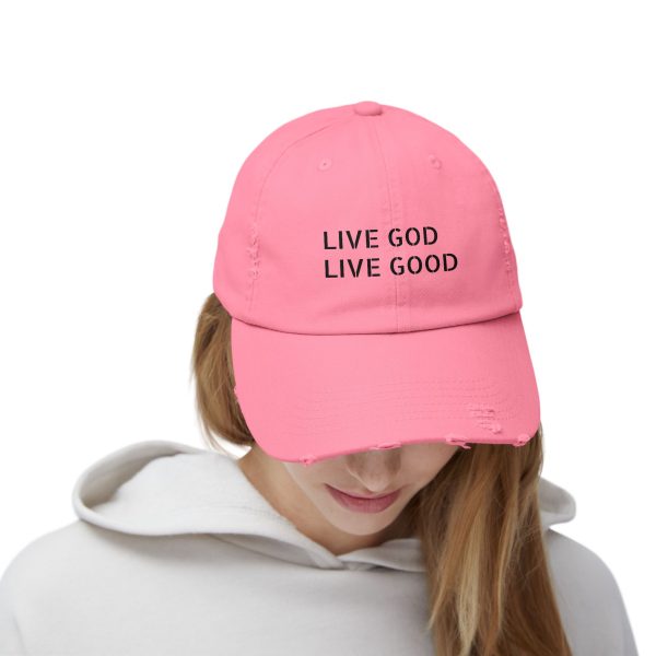 A Hat Distressed LIVE GOD LIVE GOOD TM - Image 24