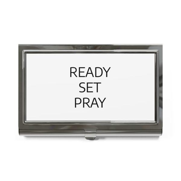 READY SET PRAY Business Card Holder TM