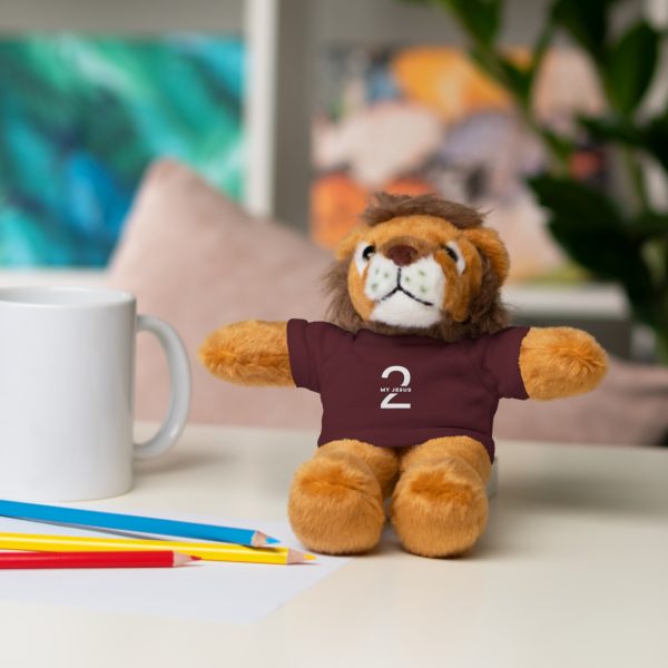 A Stuffed Animal with Tee My Jesus 2 Logo TM - Image 120