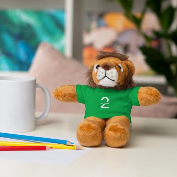 A Stuffed Animal with Tee My Jesus 2 Logo TM - Image 105