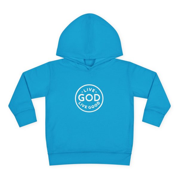 Toddler Pullover Fleece Hoodie LIVE GOD LIVE GOOD TM - Image 13