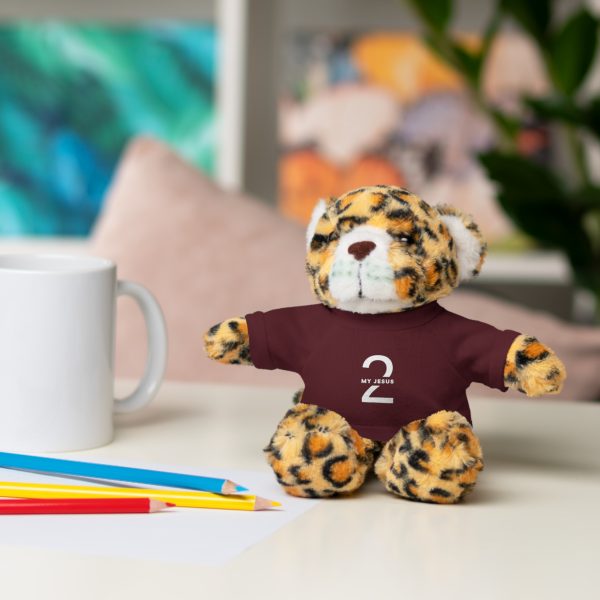 A Stuffed Animal with Tee My Jesus 2 Logo TM - Image 117
