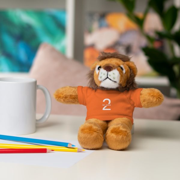 A Stuffed Animal with Tee My Jesus 2 Logo TM - Image 51