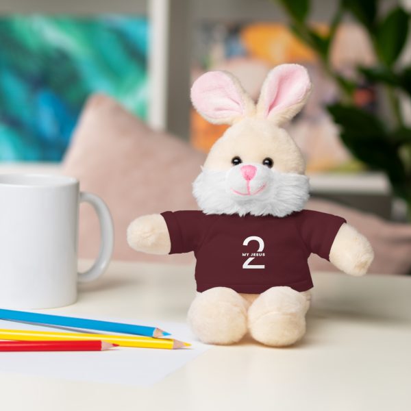 A Stuffed Animal with Tee My Jesus 2 Logo TM - Image 3