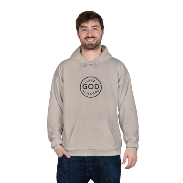 Unisex EcoSmart Pullover Hoodie Sweatshirt LIVE GOD LIVE GOOD TM - Image 3