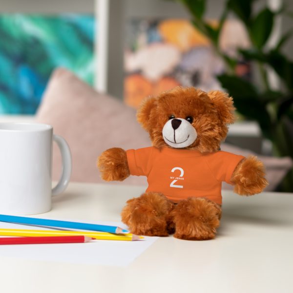 A Stuffed Animal with Tee My Jesus 2 Logo TM - Image 42