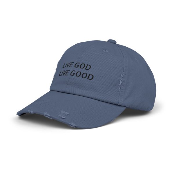 A Hat Distressed LIVE GOD LIVE GOOD TM - Image 14