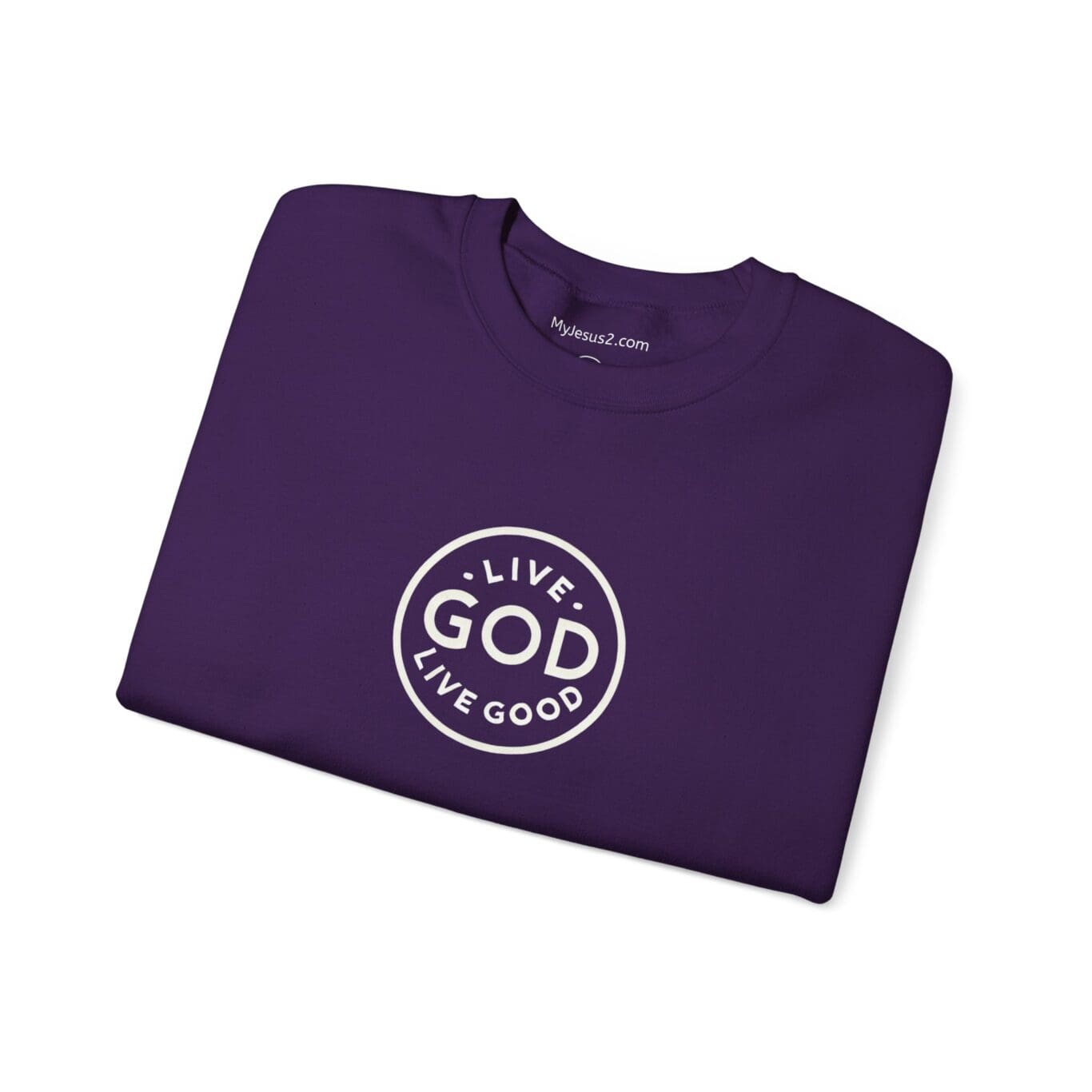 Unisex Heavy Blend Crewneck Sweatshirt LIVE GOD LIVE GOOD TM - Image 30