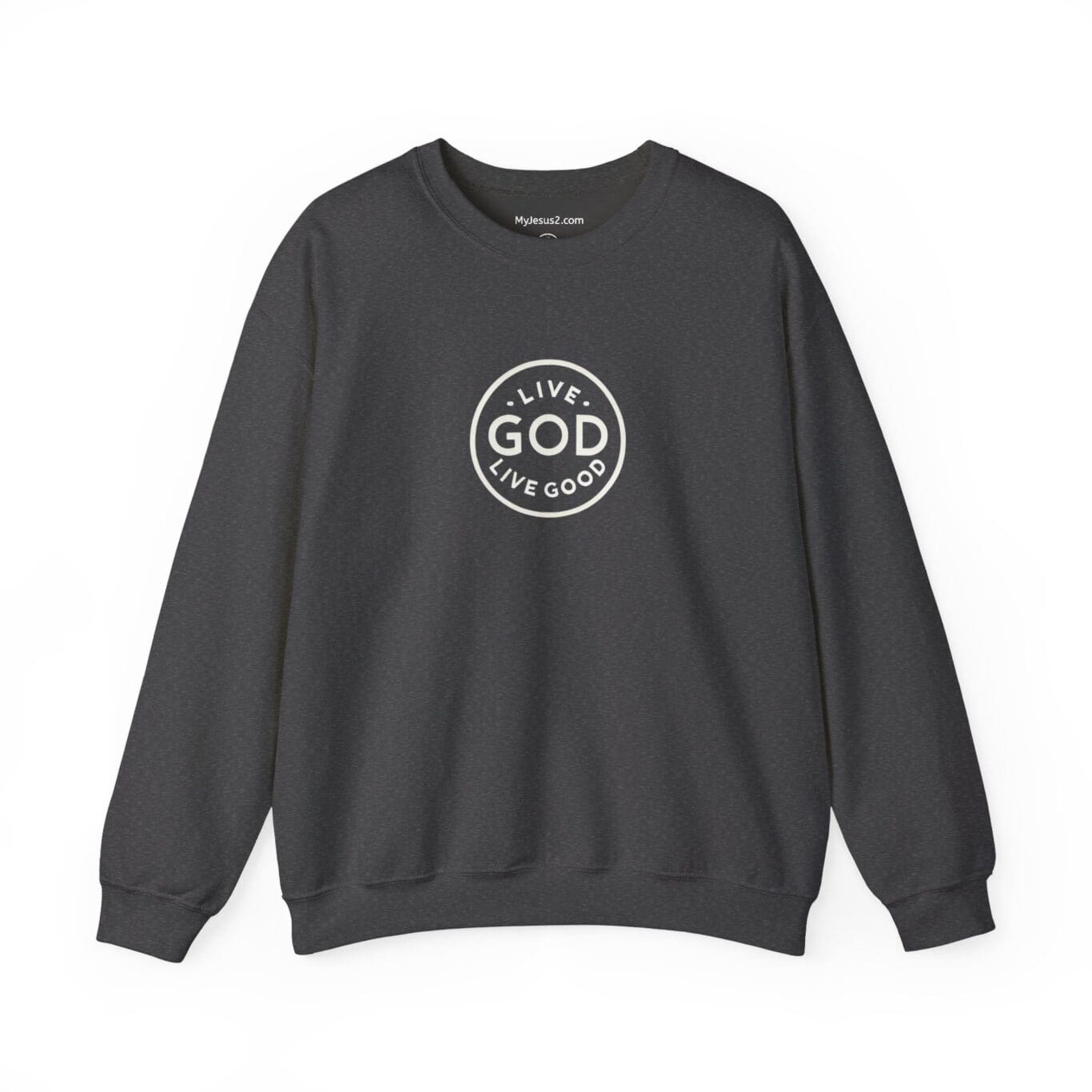 Unisex Heavy Blend Crewneck Sweatshirt LIVE GOD LIVE GOOD TM - Image 21