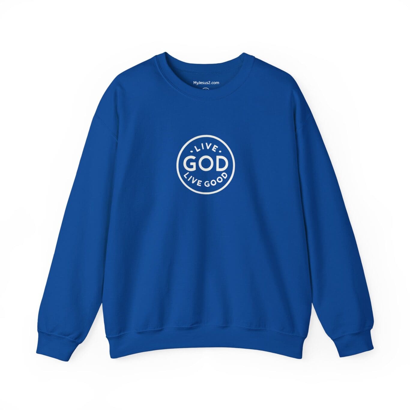 Unisex Heavy Blend Crewneck Sweatshirt LIVE GOD LIVE GOOD TM - Image 25