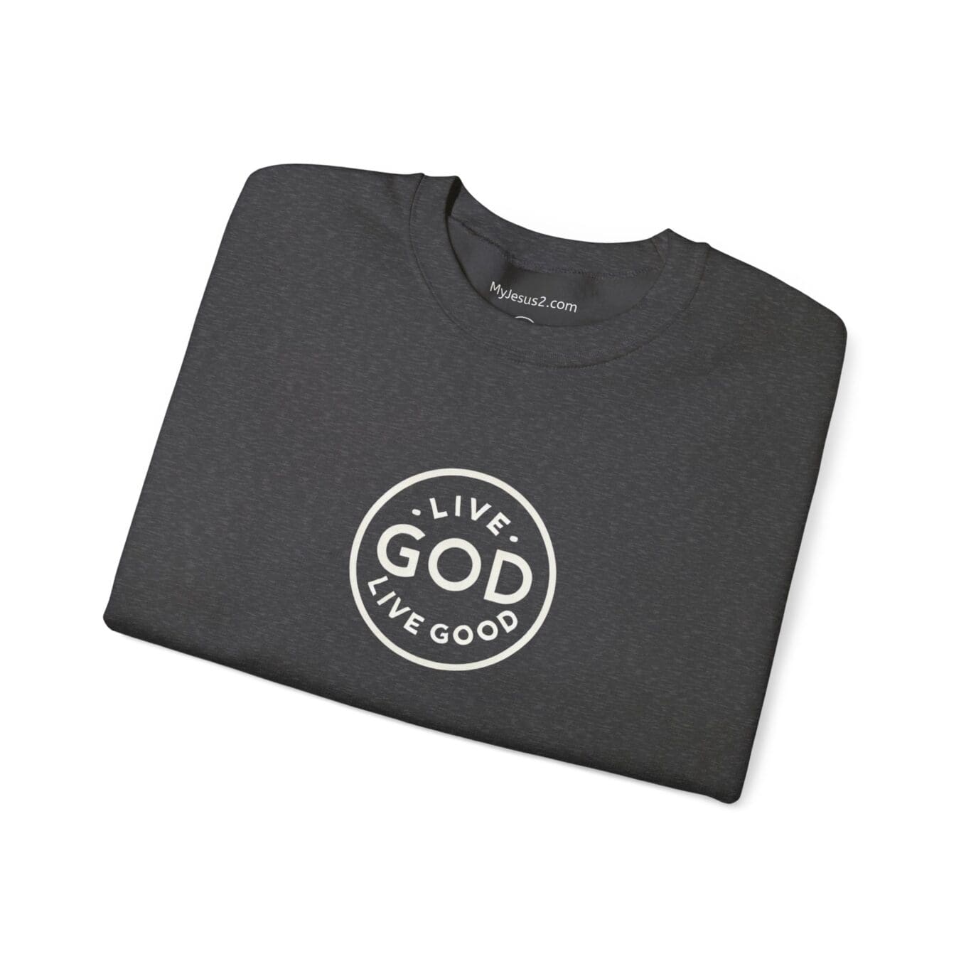 Unisex Heavy Blend Crewneck Sweatshirt LIVE GOD LIVE GOOD TM - Image 22