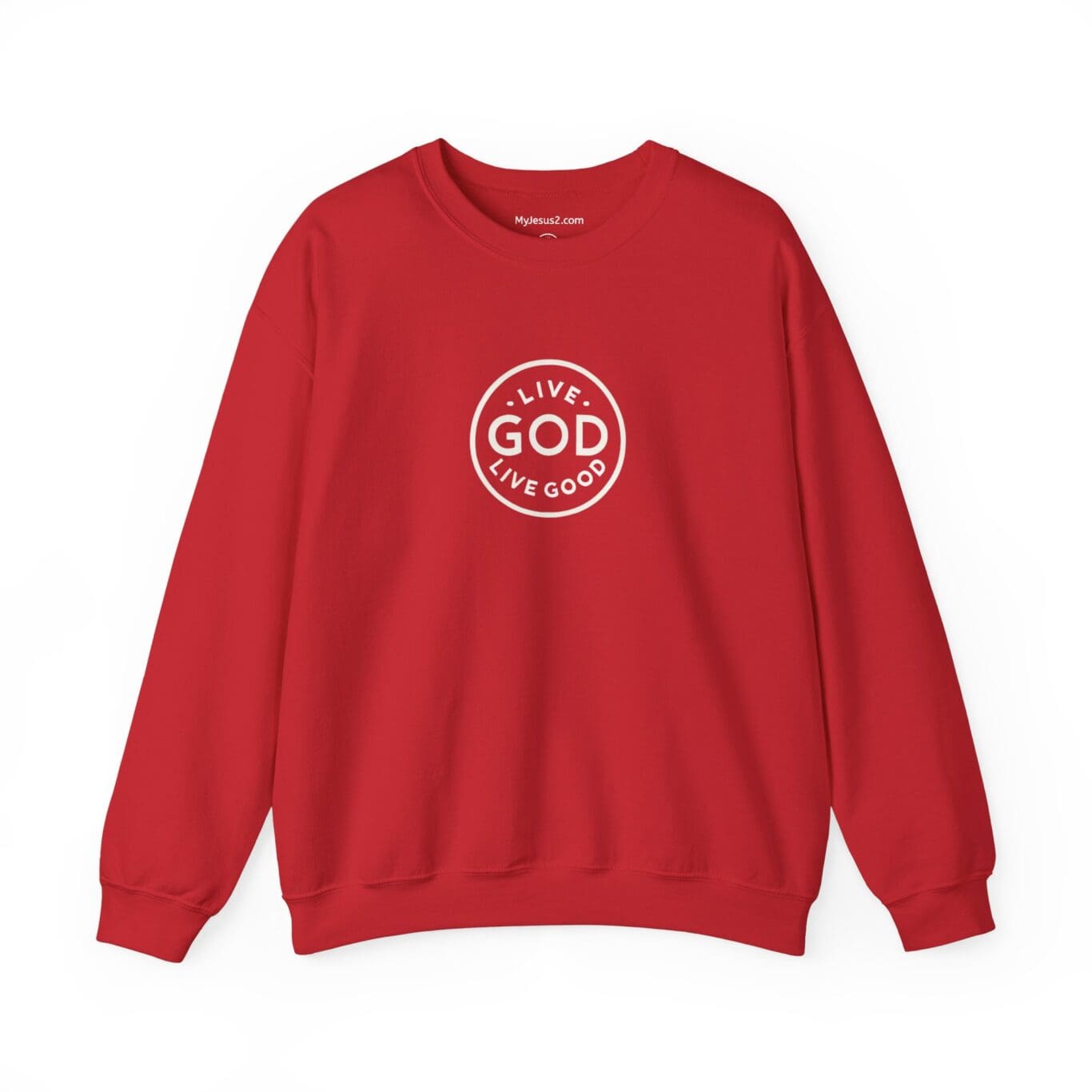 Unisex Heavy Blend Crewneck Sweatshirt LIVE GOD LIVE GOOD TM - Image 37
