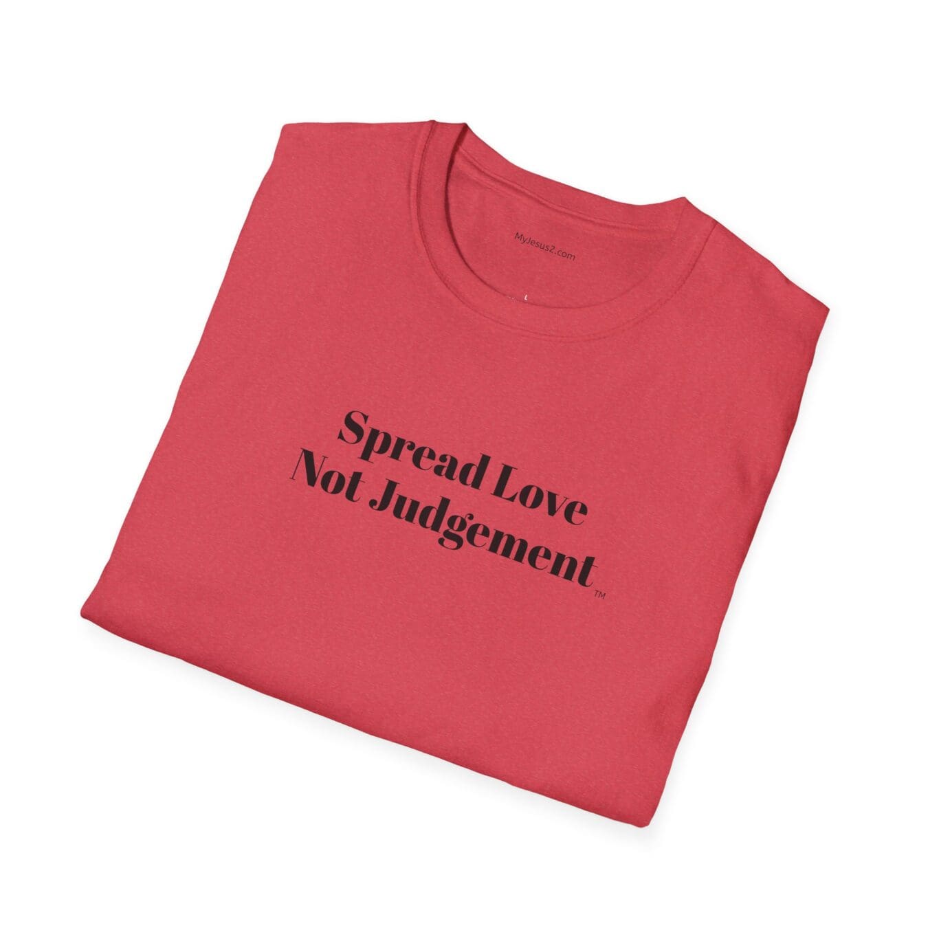 Spread Love Not Judgement Unisex Softstyle T-Shirt TM - Image 14