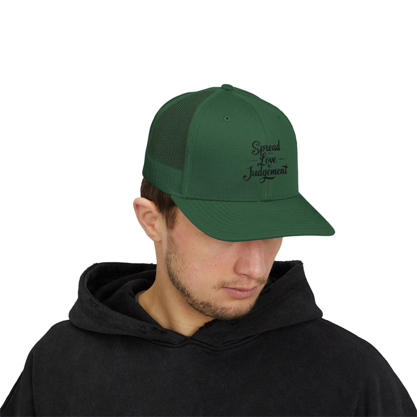 A Snapback Trucker Cap Spread Love Not Judgement TM - Image 45