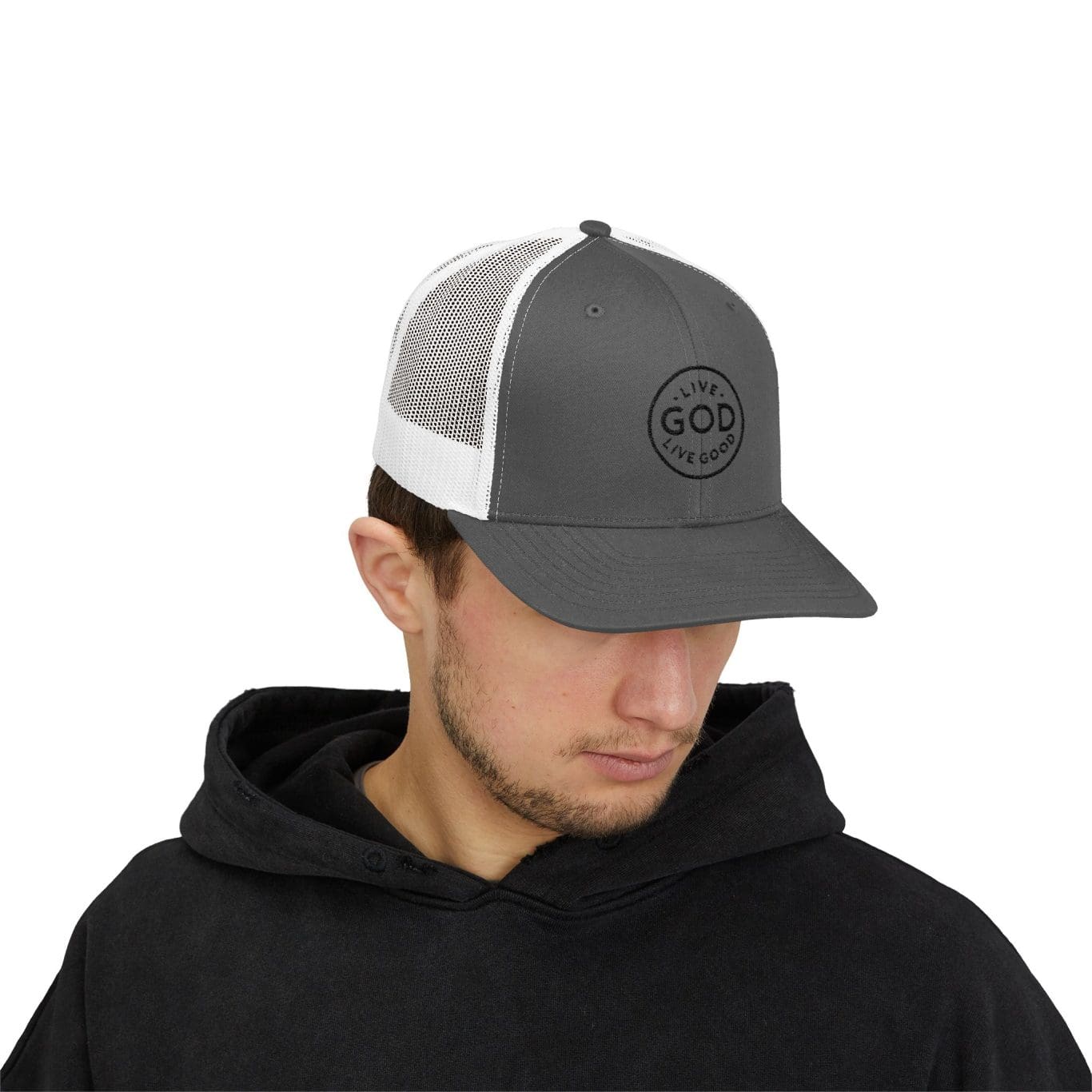 A Snapback Trucker Cap LIVE GOD LIVE GOOD TM - Image 19