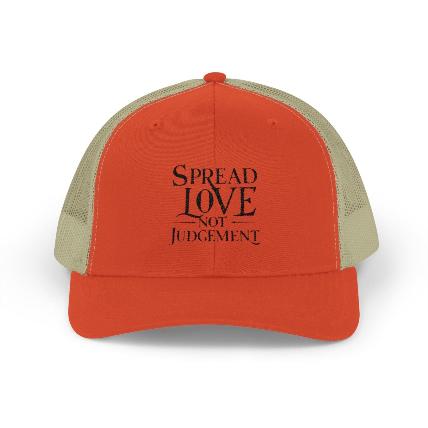 A Snapback Trucker Cap Spread Love Not Judgement TM - Image 10