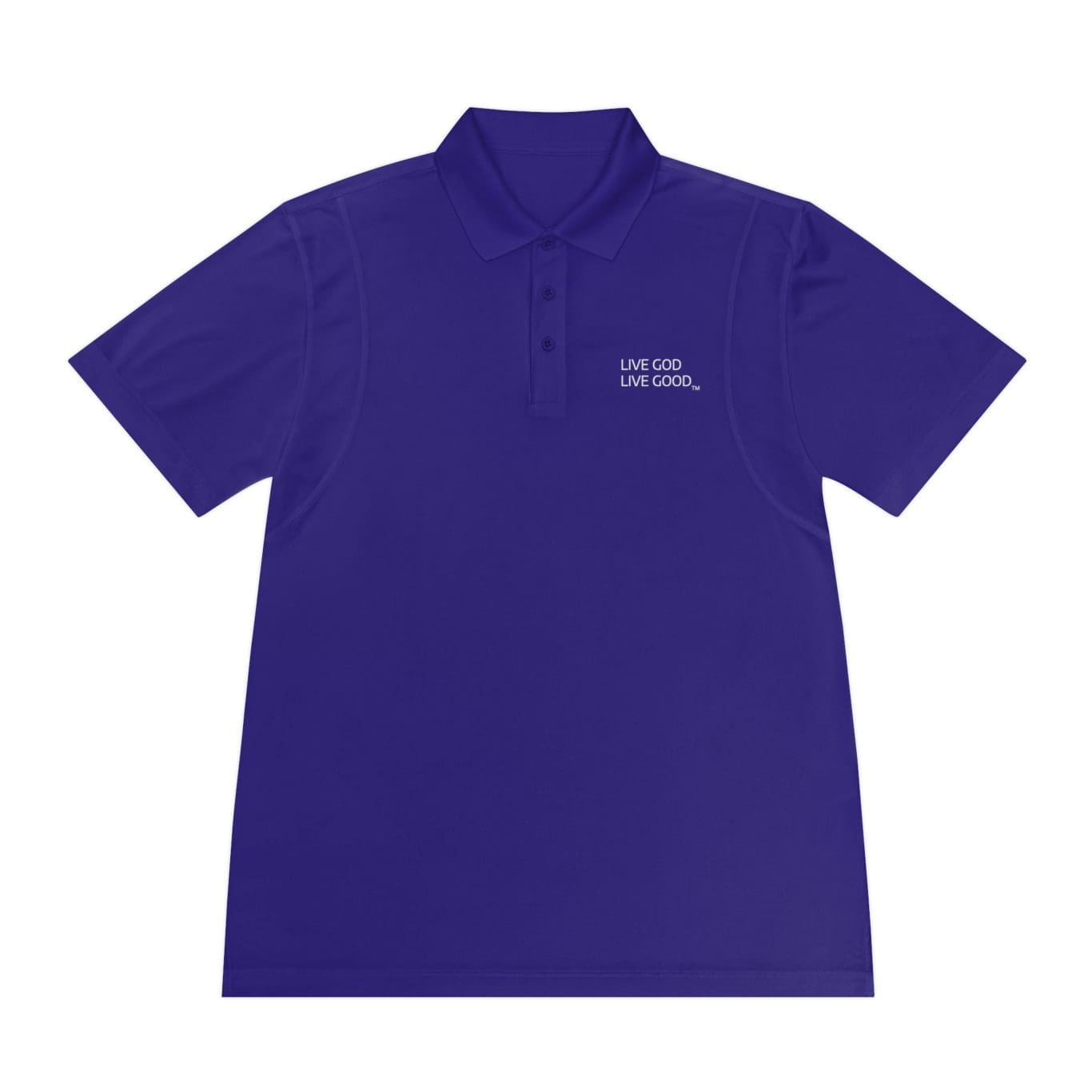 Men's Sport Polo Shirt LIVE GOD LIVE GOOD TM - Image 19