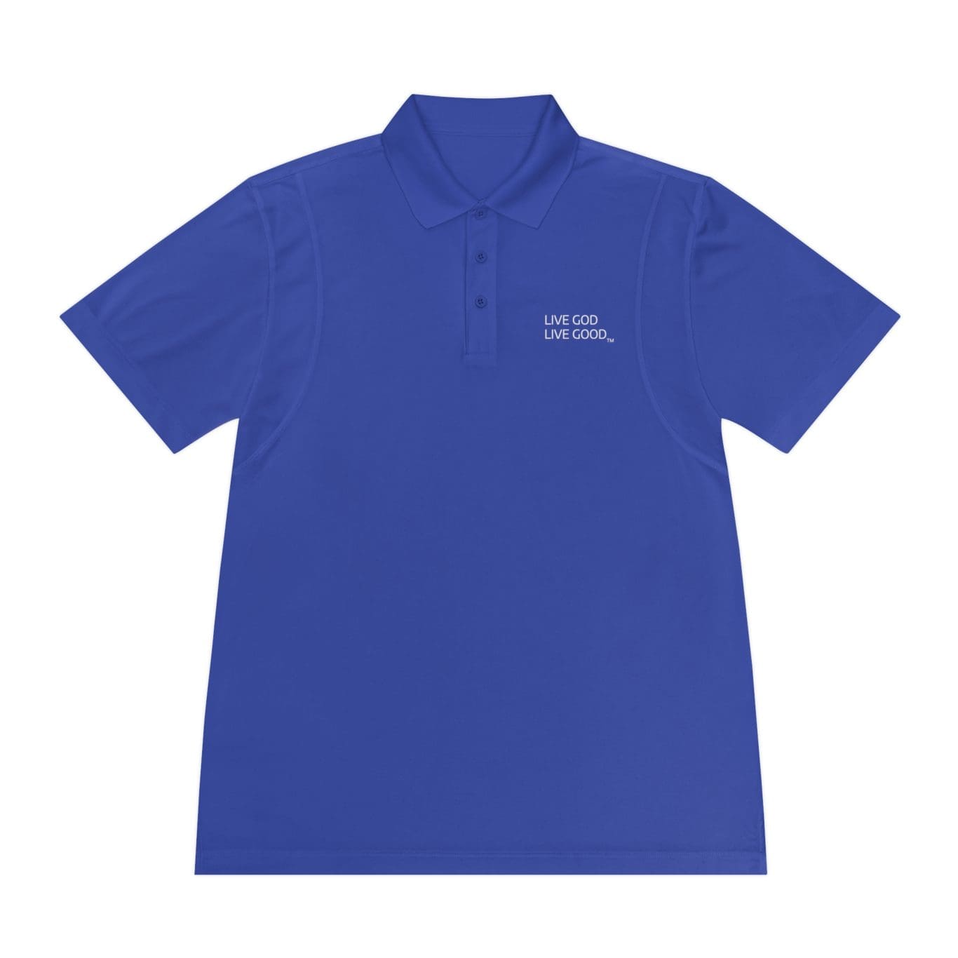 Men's Sport Polo Shirt LIVE GOD LIVE GOOD TM - Image 25