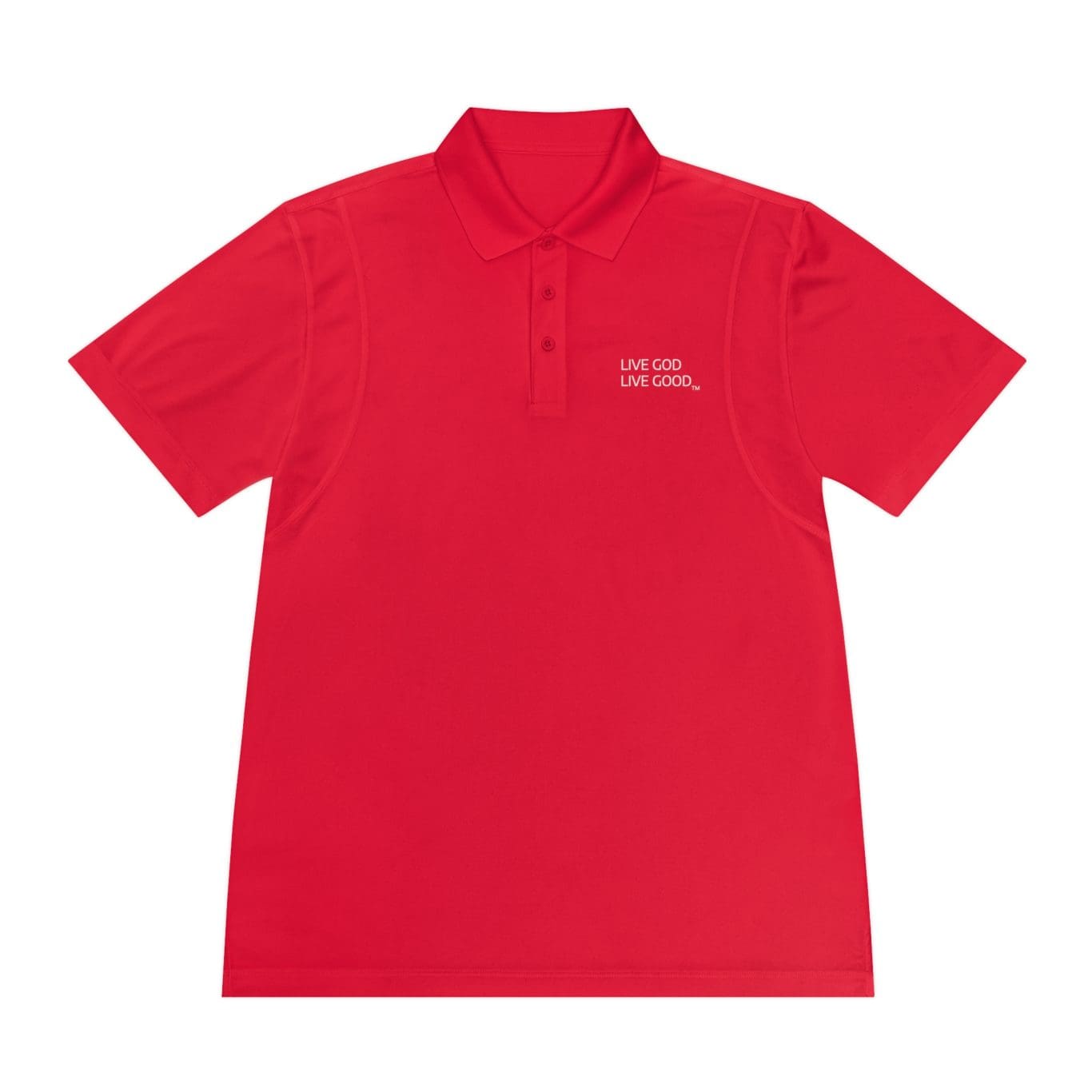 Men's Sport Polo Shirt LIVE GOD LIVE GOOD TM - Image 22