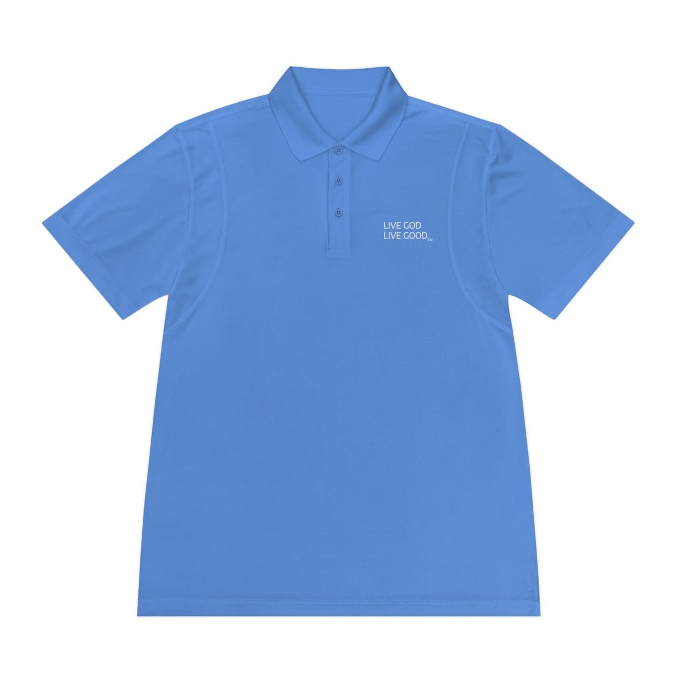 Men's Sport Polo Shirt LIVE GOD LIVE GOOD TM - Image 4