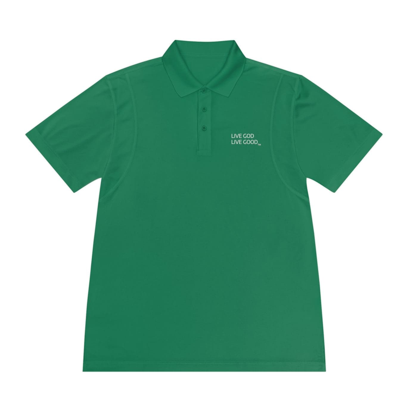 Men's Sport Polo Shirt LIVE GOD LIVE GOOD TM - Image 16